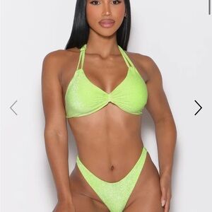 NWOT Bombshell sportswear Sparkling Bikini Top